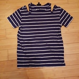 Topshop Shoulder Cut Out Tee